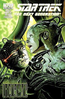 STAR TREK NEXT GENERATION HIVE #3 COVER CHOSEN RANDOMLY BRANNON BR NM 1ST PRINT