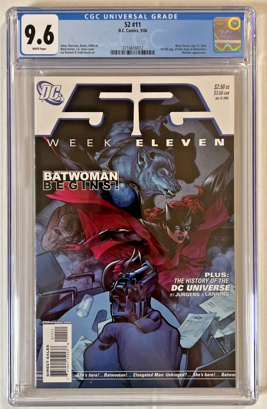 DC COMICS WEEK 52 #11 CGC 1st FULL KATE KANE as BATWOMAN 2006