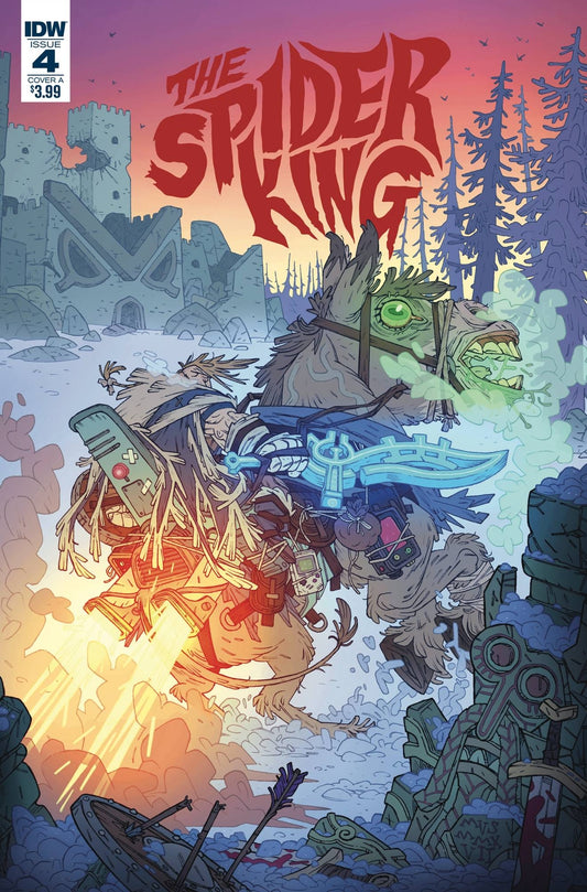 SPIDER KING #4 COVER A DARMINI IDW NM FIRST PRINT 2018