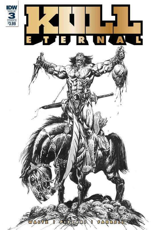 KULL ETERNAL #3 COVER B SEARS IDW NM