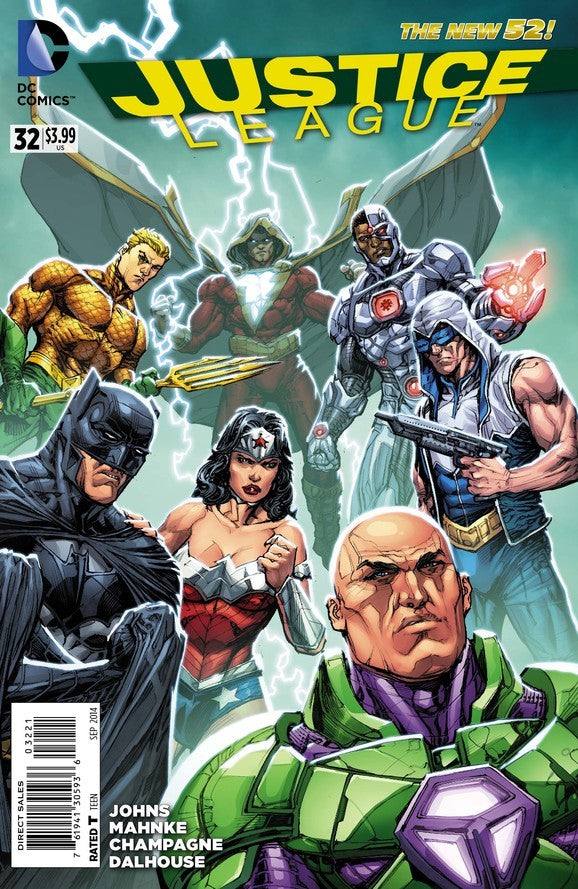 JUSTICE LEAGUE #32 1:25 VARIANT COVER DC NM SEPT 2014