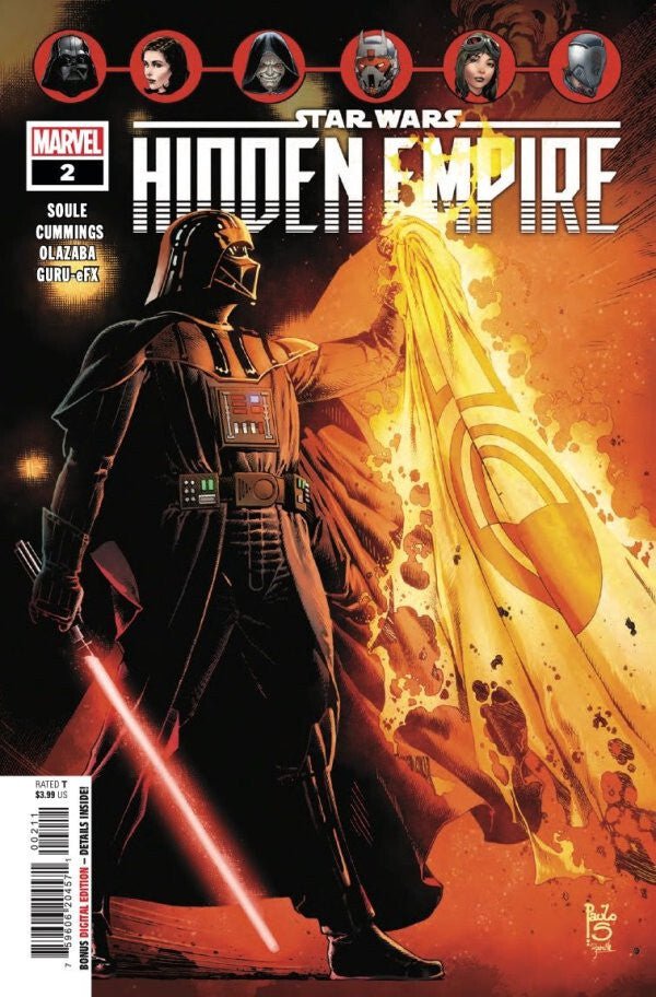 STAR WARS HIDDEN EMPIRE #2 NM 1ST PRINT MAIN COVER MARVEL COMICS 2022