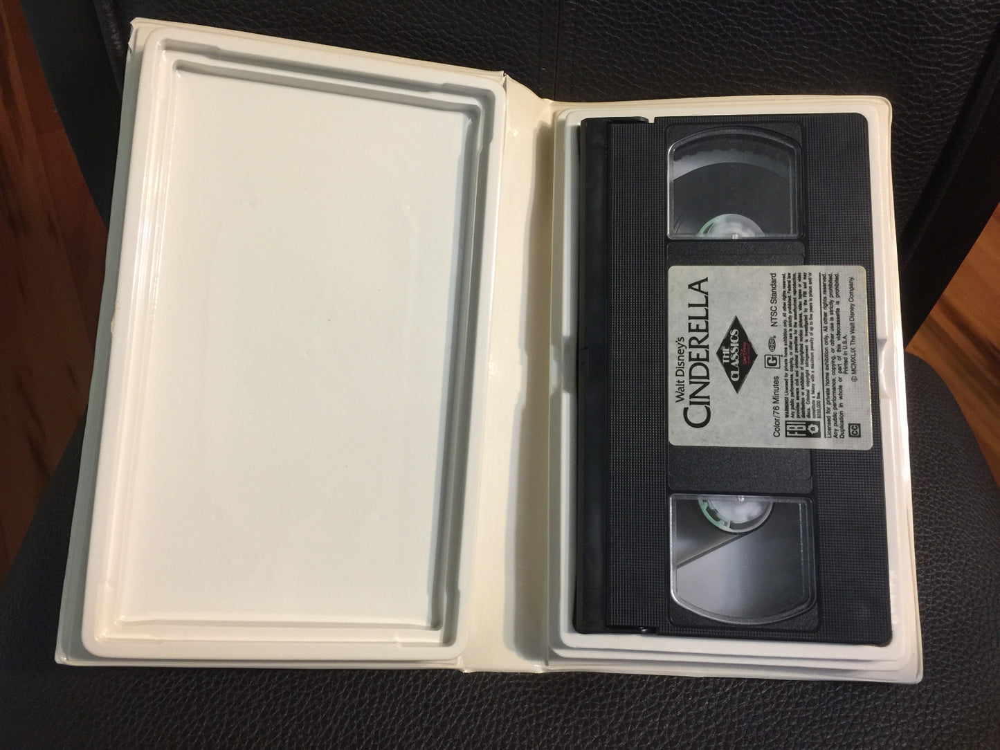 Walt Disney Black Diamond Classics Cinderella VHS 1988 Vintage Stock #410