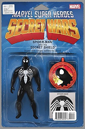 SECRET WARS #1 CHRISTOPHER ACTION FIGURE VARIANT  NM 1ST PRINT