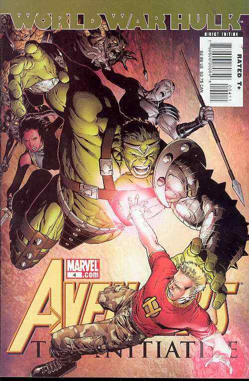 AVENGERS INITIATIVE #4 MAIN COVER VF+ MARVEL 2007 1st PRINT WORLD WAR HULK