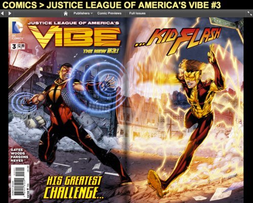 JUSTICE LEAGUE OF AMERICA'S VIBE #3 GATES STERLING NM 1ST PRINT