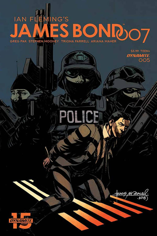 JAMES BOND 007 #5 COVER B MORALES DYNAMITE NM 1ST PRINT 2019