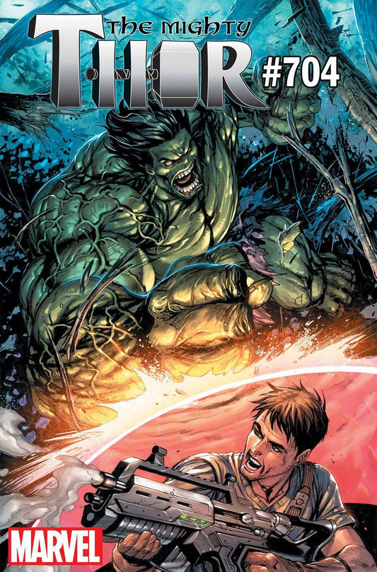MIGHTY THOR #704 HULK VARIANT LEGACY MARVEL COMICS NM