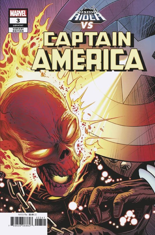 CAPTAIN AMERICA #3 ZIRCHER COSMIC GHOST RIDER VARIANT MARVEL NM 2018