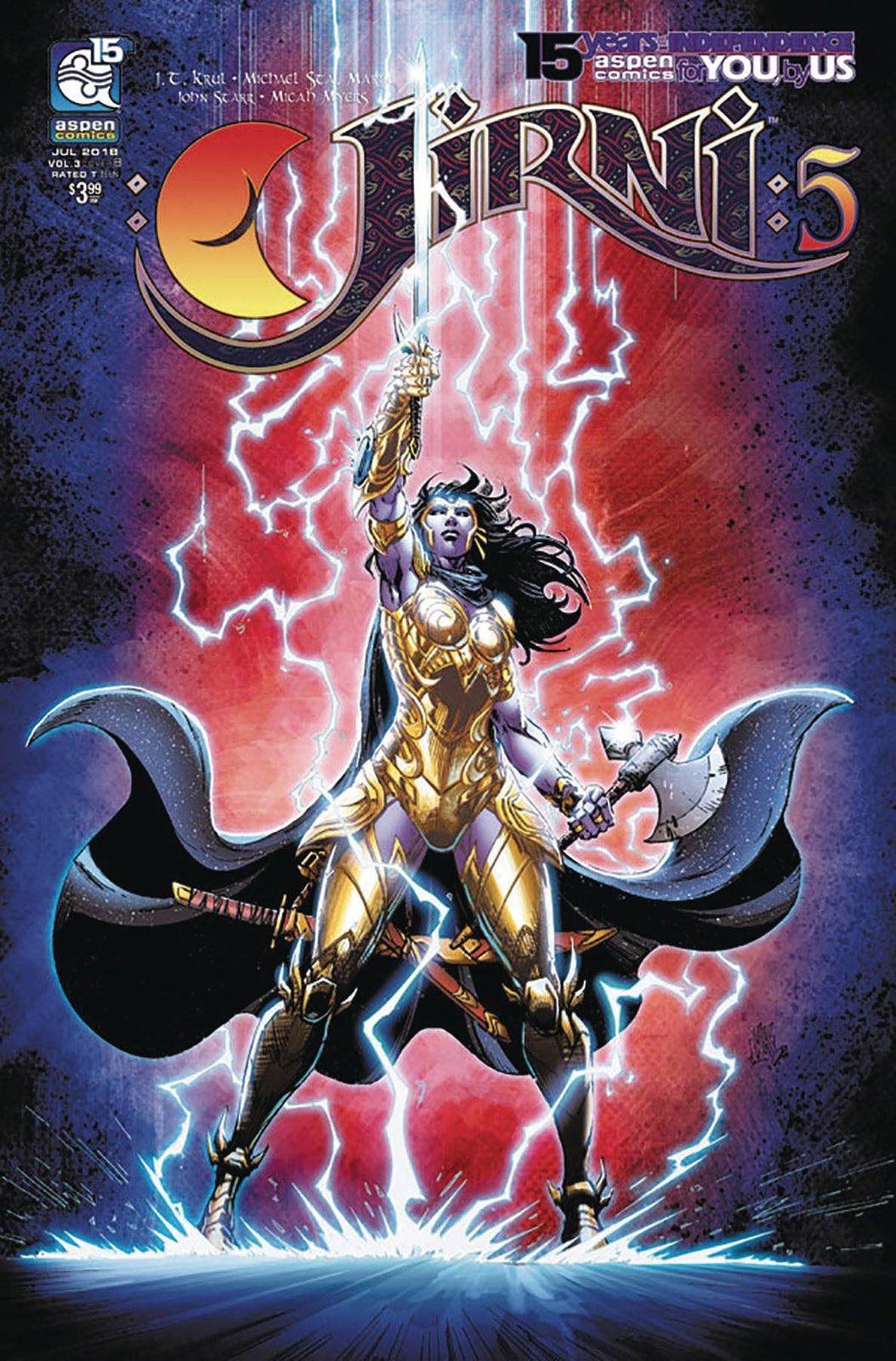 JIRNI VOLUME 3 #5 COVER B MARION ASPEN MLT INC NM