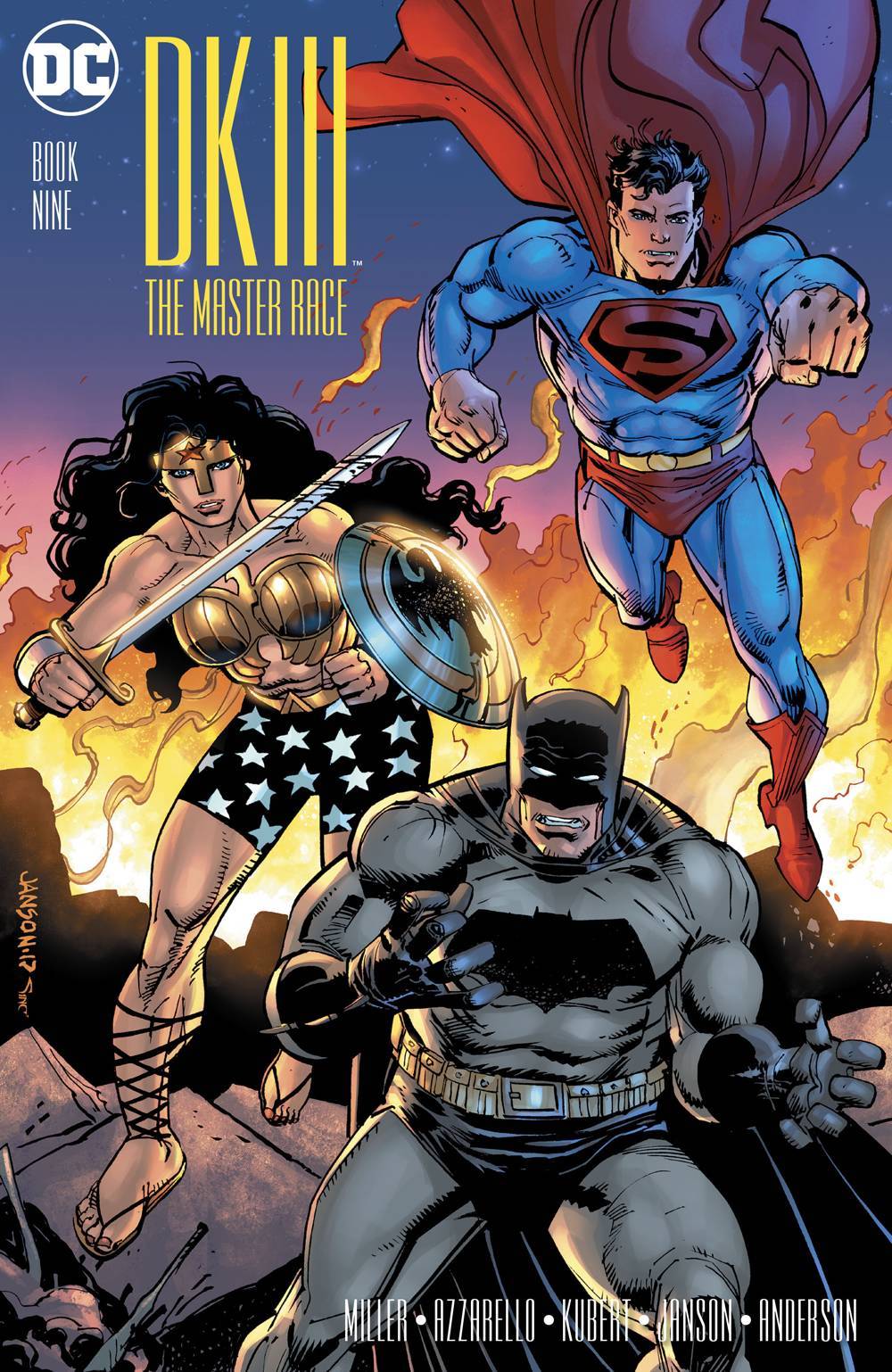 DARK KNIGHT III MASTER RACE #9 1:25 JANSON VARIANT DC BATMAN NM