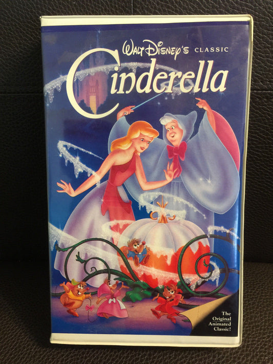 Walt Disney Black Diamond Classics Cinderella VHS 1988 Vintage Stock #410