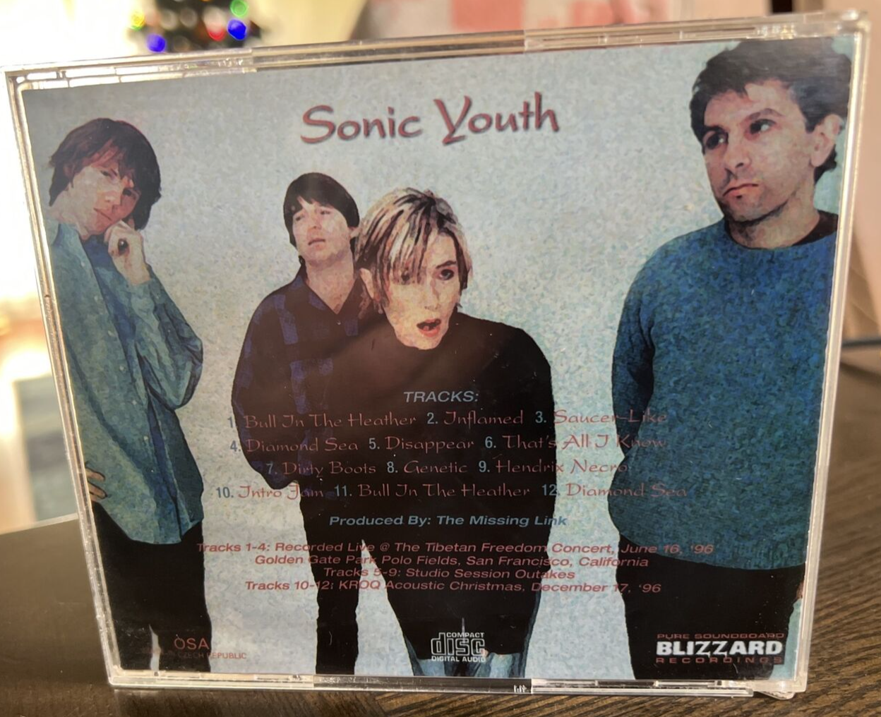 SONIC YOUTH TIBETAN POWER USED CD IN GOOD/VERY-GOOD CONDITION