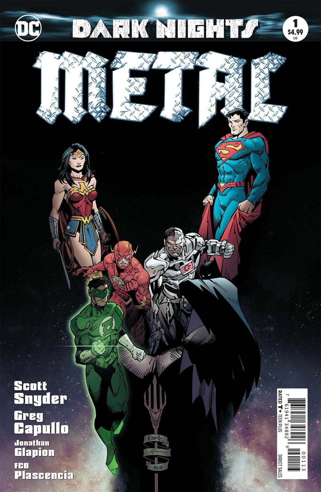 DARK NIGHTS METAL #1 OF 6 3RD PRINT DC COMICS NM