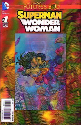 SUPERMAN WONDER WOMAN FUTURES END #1 3D COVER CHARLES SOULE NM 1ST PRINT