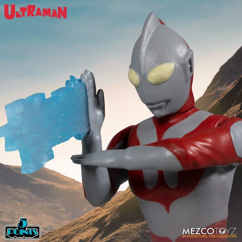 MEZCO TOYZ 5 POINTS ULTRAMAN & RED KING 2 PACK ACTION FIGURE BOXED SET