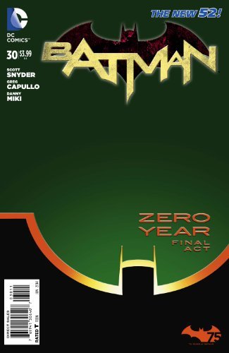 BATMAN #30 ZERO YEAR DC NM 1st PRINT