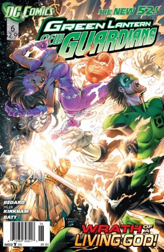 GREEN LANTERN NEW GUARDIANS #6 BEDARD NM 1ST PRINT