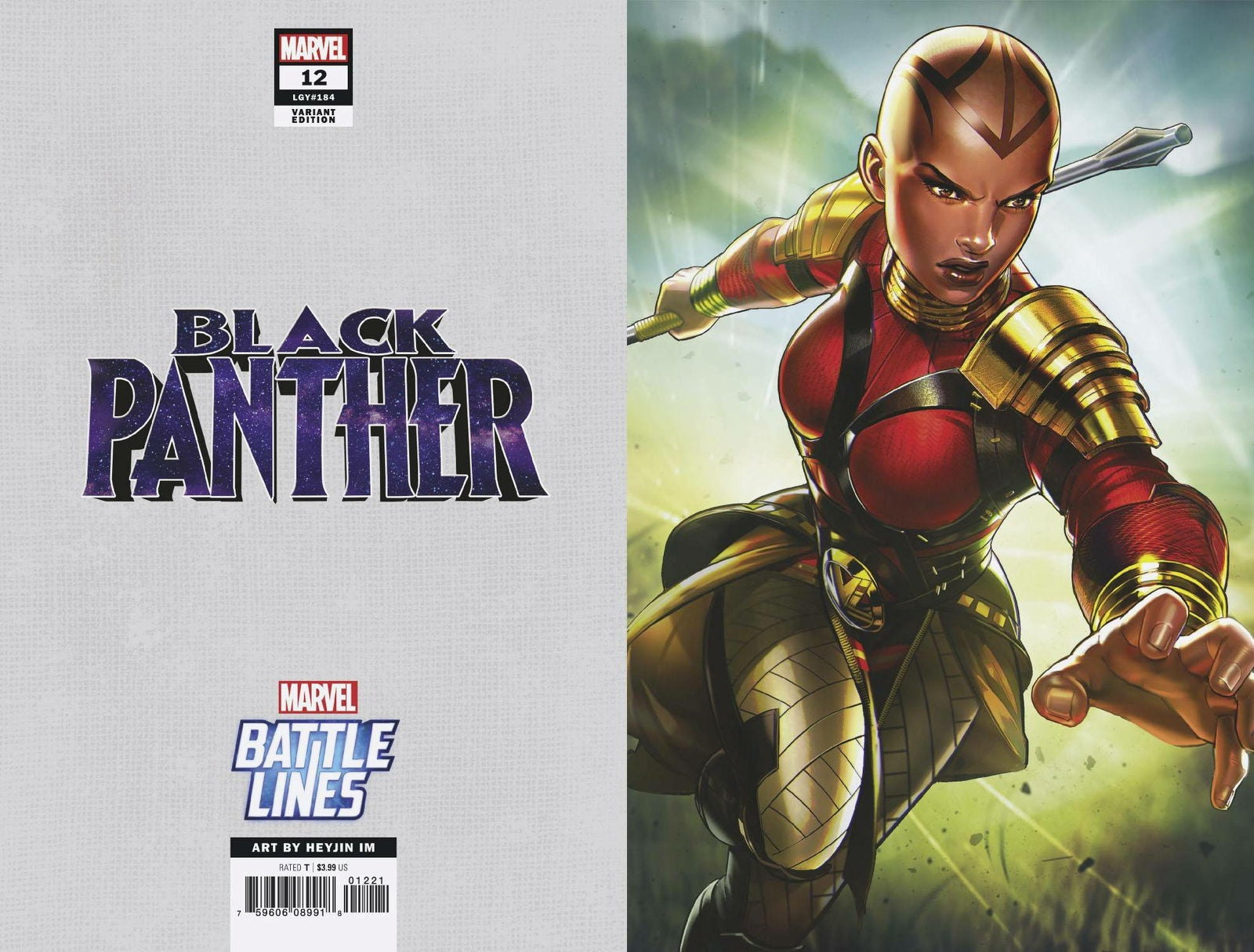 BLACK PANTHER #12 HEYJIN IM MARVEL BATTLE LINES VARIANT MARVEL NM 1ST PRINT 2019