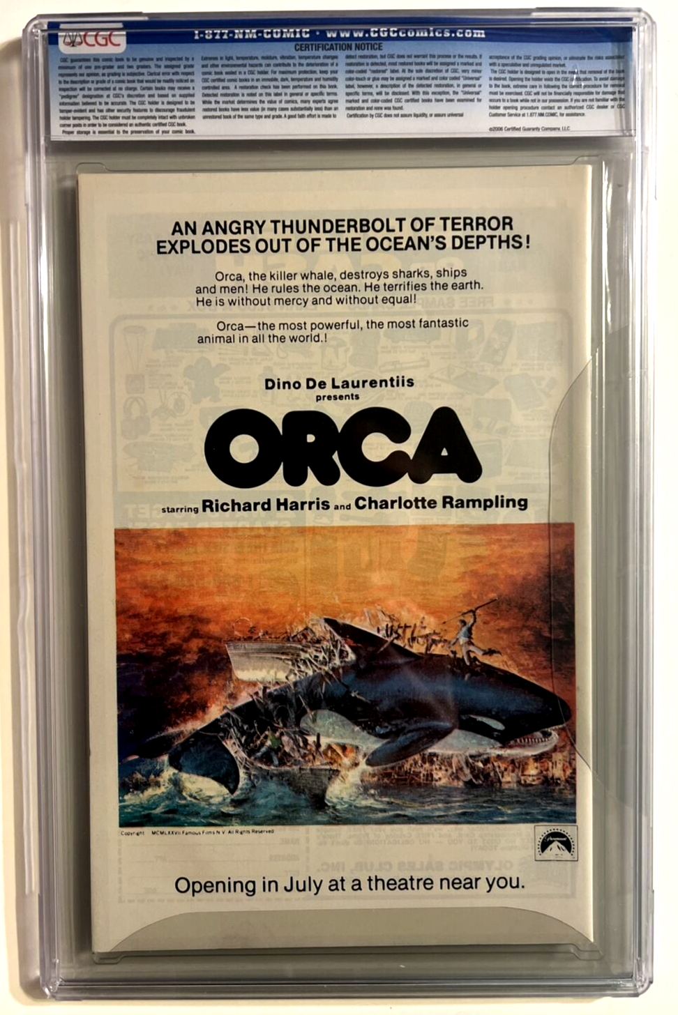 STAR WARS #4 CGC 9.2 35 CENT VARIANT MARVEL COMICS 1977 WHITE PAGES