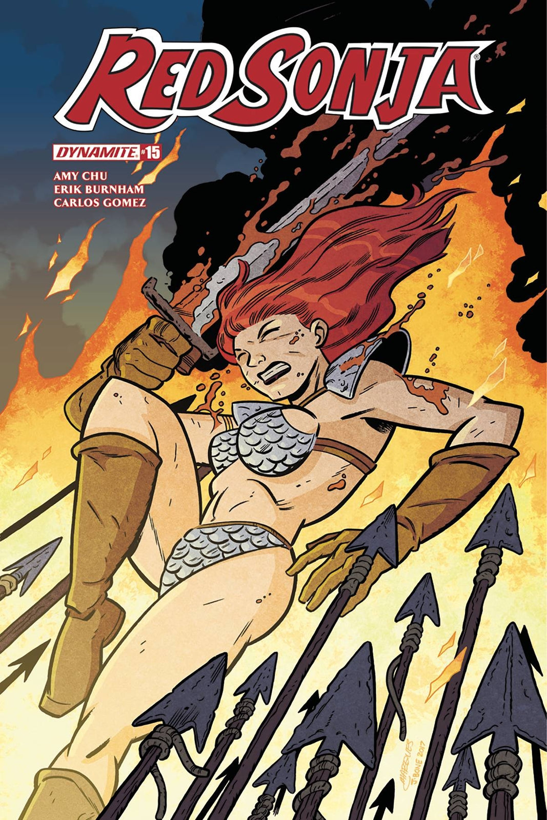 RED SONJA #15 COVER E MARQUES EXC SUBSCRIPTION VARIANT DYNAMITE NM
