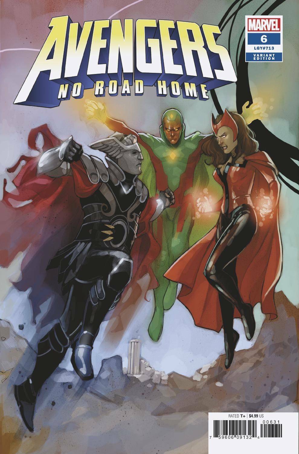 AVENGERS NO ROAD HOME #6 NOTO CONNECTING VARIANT MARVEL FN 1ST PRINT 2019