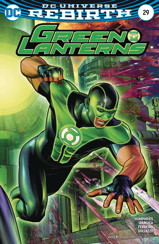GREEN LANTERNS #29 VARIANT COVER DC REBIRTH 1st PRINT VFN+