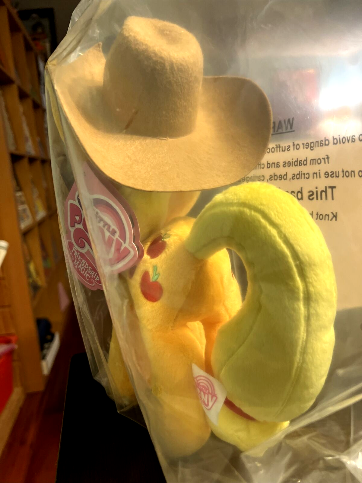 MY LITTLE PONY APPLE JACK 11" PLUSH 4DE 4TH DIMENSION ENTERTAINMENT BRAND NEW!