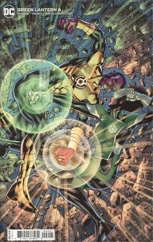 GREEN LANTERN #6 VARIANT COVER DC COMICS 2021 THORNE SANTUCCI RANEY NM