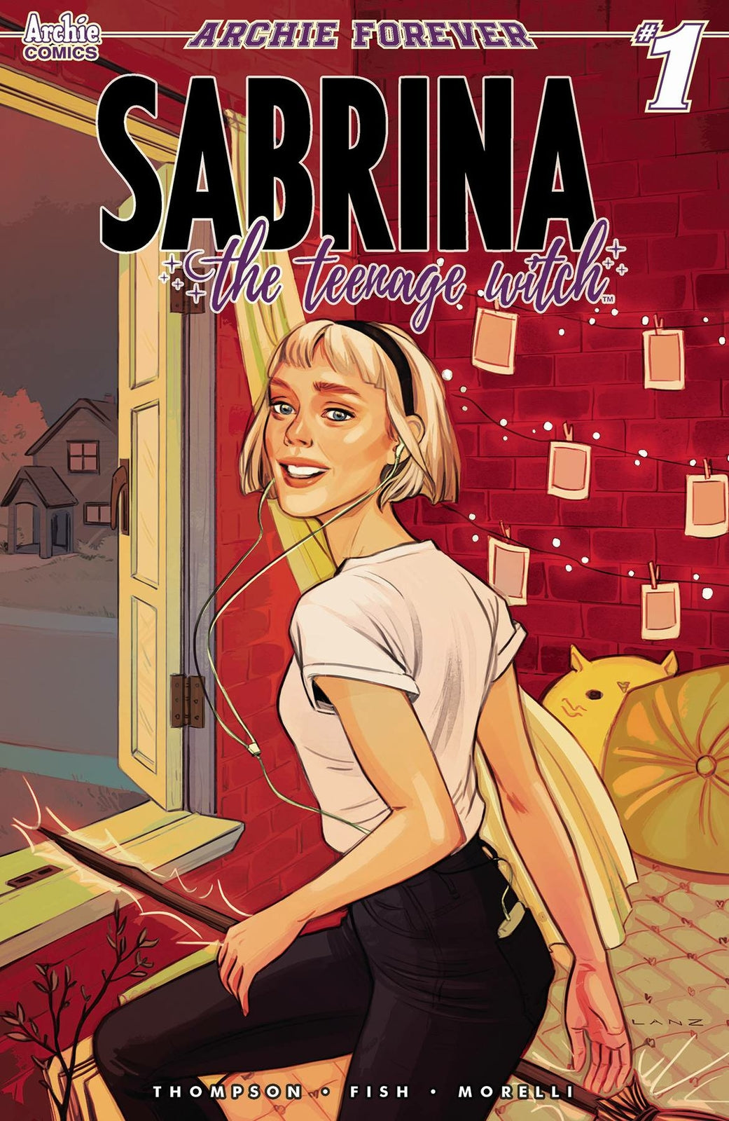 SABRINA TEENAGE WITCH #1 COVER E LANZ ARCHIE COMICS NM 1ST PRINT 2019