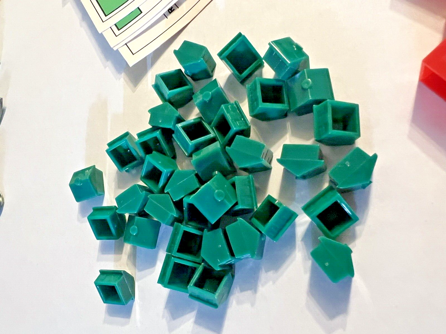 Monopoly Board Game Replacement Paper Money Playing Pieces Deeds Houses Hotels