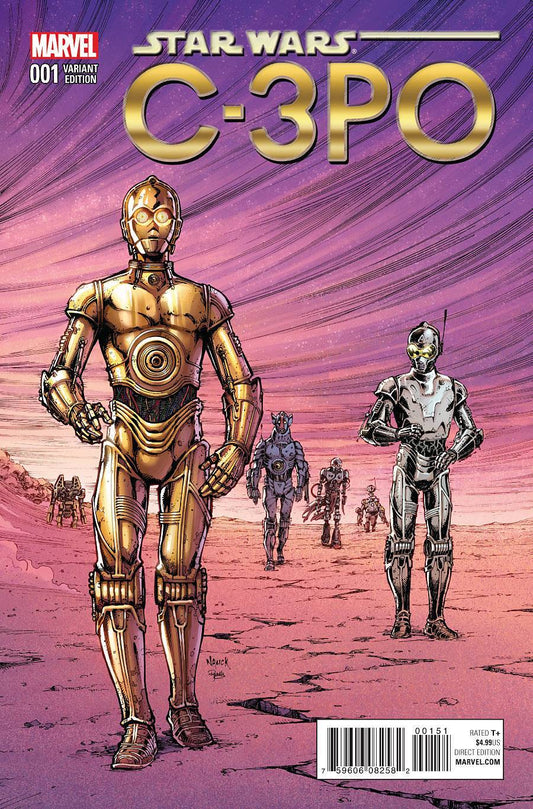 STAR WARS SPECIAL C-3PO #1 MARVEL 1:25 CLASSIC NAUCK VARIANT NM FIRST PRINT 2016
