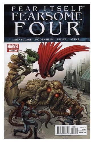 FEAR ITSELF FEARSOME FOUR #2 BRANDON MONTCLARE M KALUTA NM 1ST PRINT