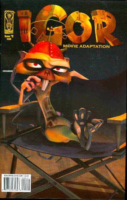 IGOR #2 MOVIE ADAPTATION VF 1ST PRINT IDW 2018