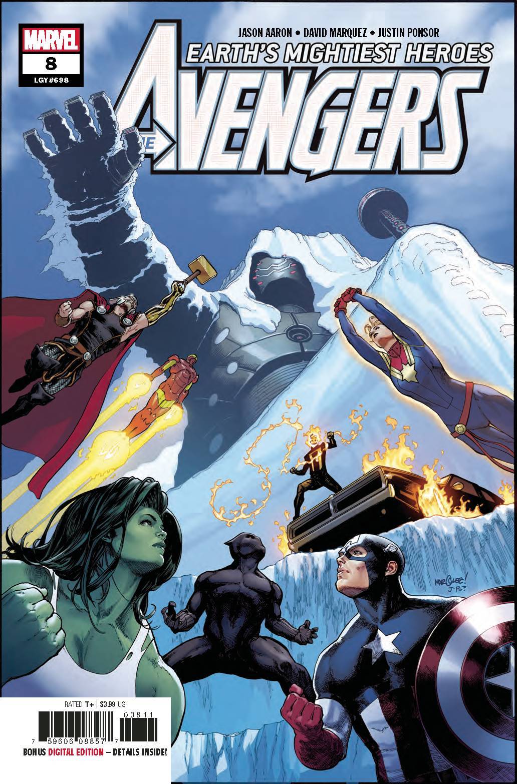 AVENGERS #8 MARVEL NM FIRST PRINT 2018