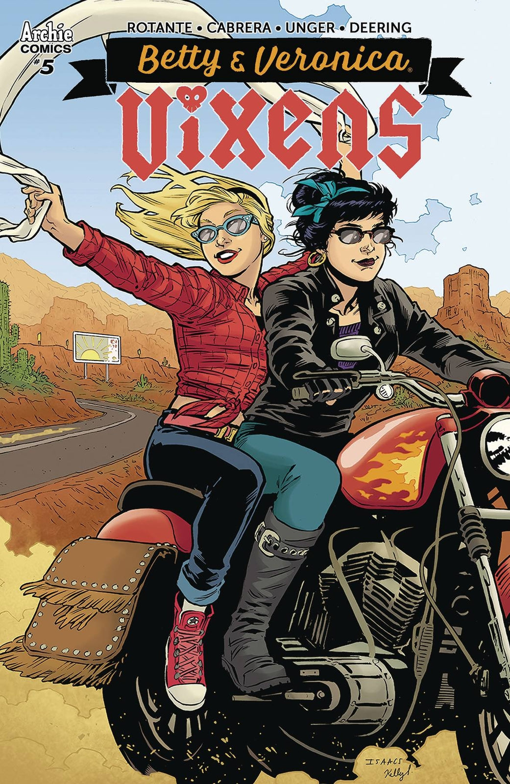BETTY AND VERONICA VIXENS #5 COVER B ISAACS ARCHIE NM