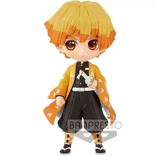 Demon Slayer Kimetsu no Yaiba Zenitsu Agatsuma II Version A Q Posket Statue MIB