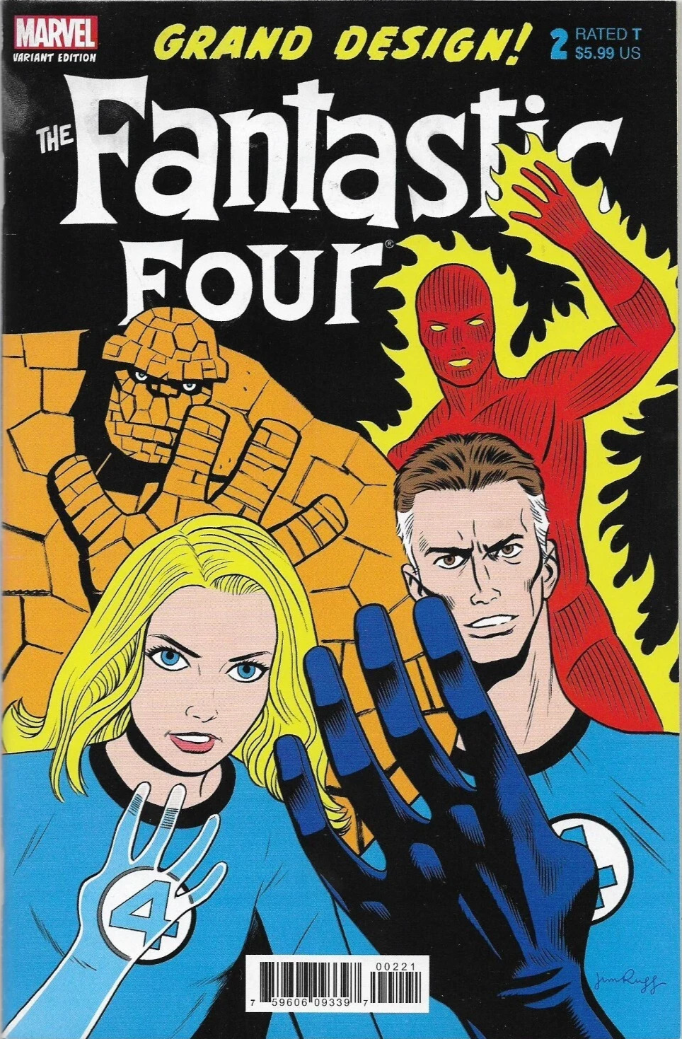Fantastic Four Grand Design # 2 NM 1st Print VARIANT Marvel Comics 2019