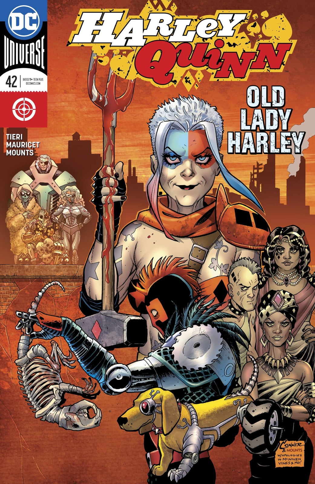 HARLEY QUINN #42 MAIN COVER NM 1ST PRINT 2018 FIRST OLD LADY HARLEY