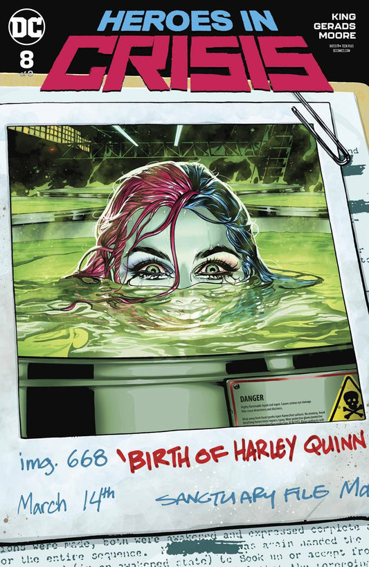 HEROES IN CRISIS #8 VARIANT DC NM 1ST PRINT 2019