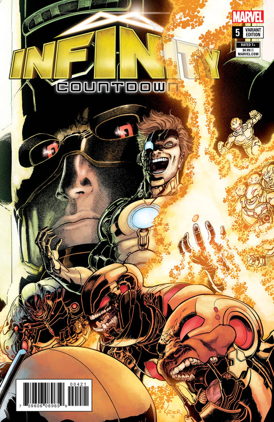 INFINITY COUNTDOWN #5 OF 5 KUDER CONNECTING VARIANT MARVEL NM