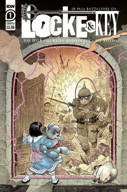 LOCKE & KEY IN PALE BATTALIONS GO #1 COVER A RODRIGUEZ IDW 1ST PRINT NM
