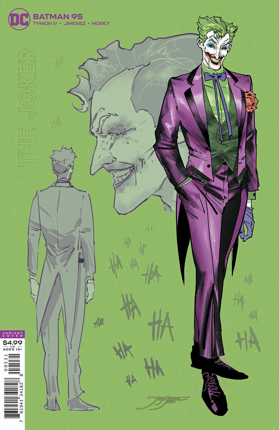 BATMAN #95 JOKER WAR 1:25 VARIANT COVER EDITION
