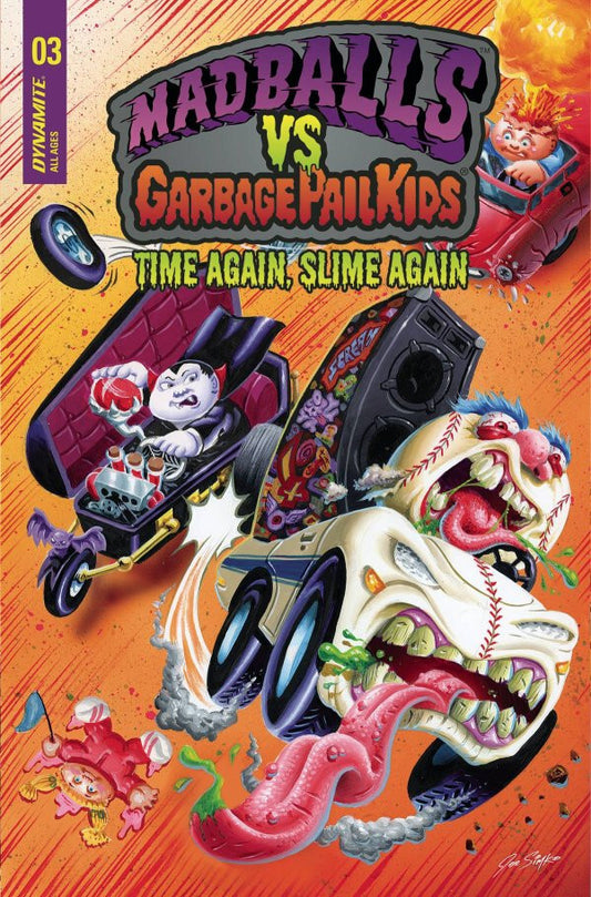 MADBALLS VS GPK TIME AGAIN SLIME AGAIN #3 NM 1ST PRINT MAIN COVER DYNAMITE 2023