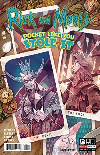RICK & MORTY POCKET LIKE YOU STOLE IT #5 OF 5 KIRKBY VAR  NM 1ST PRINT