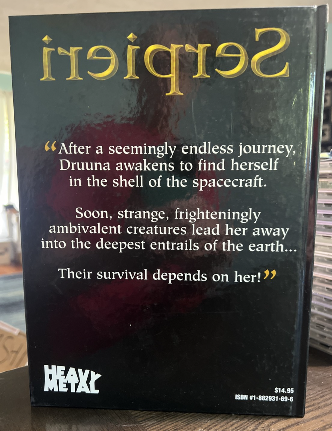 Forgotten Planet SERPIERI HEAVY METAL HARDCOVER BOOK - SCARCE GRAPHIC NOVEL 2001