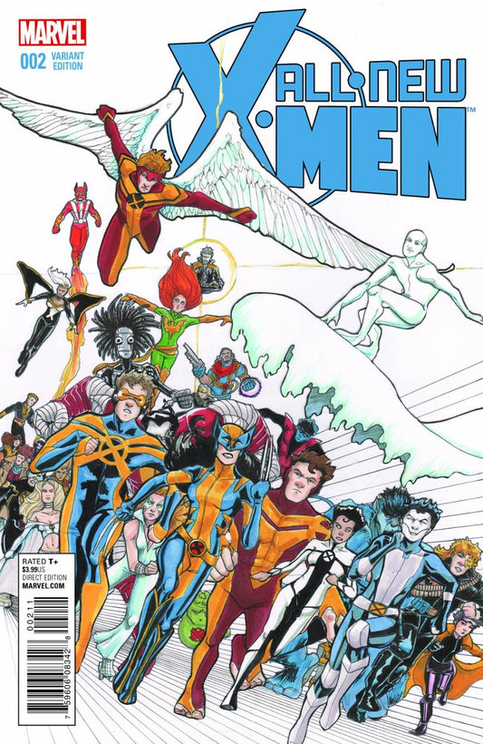 ALL NEW X-MEN #2  1:25 LEE VARIANT COVER EDITION 2016 MARVEL NM