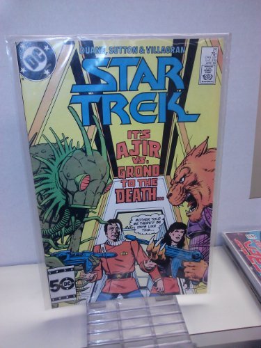 STAR TREK IT'S AJIR VS. GROND TO THE DEATH... APRIL 1986 STAR TREK NM 1ST PRINT