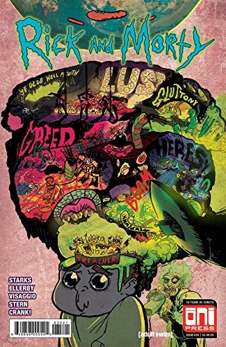 RICK & MORTY #35 VARIANT COVER  NM 1ST PRINT