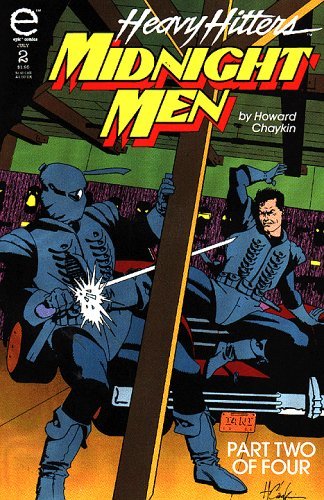 HEAVY HITTERS MIDNIGHT MEN COMIC HOWARD CHAYKIN NM 1ST PRINT